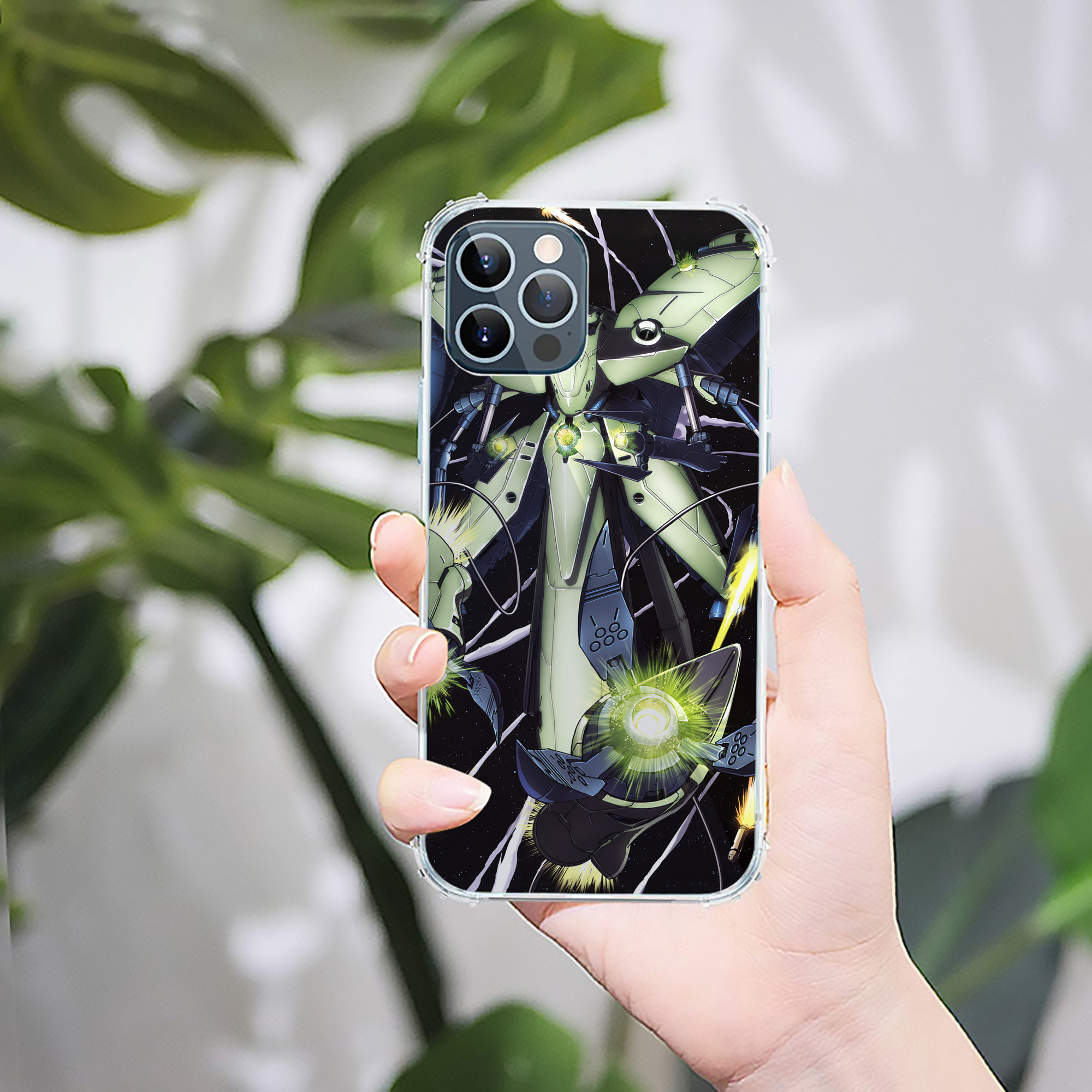 （画像用） 機動戦士ガンダム Mobile Suit Gundam 【iPhone 12シリーズ対応】透明スマホケース（クリアソフトケース）